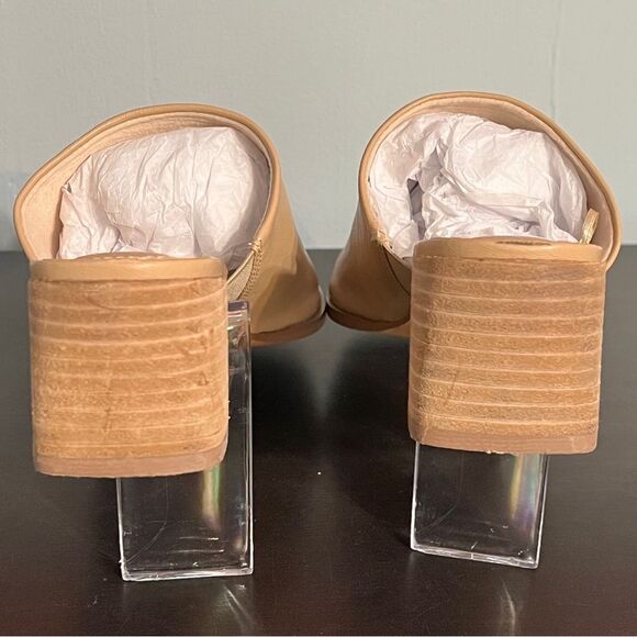 Joie Women’s Olympia Slip On Slide Mule Sandals Size 8, Tan brown block heel - Picture 11 of 16